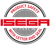 Logo Isega certificate - 49669 u 19- Evolis