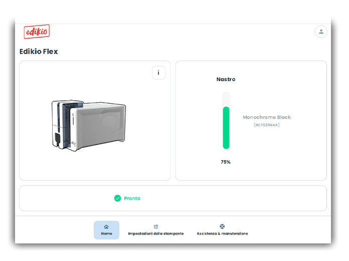 Interfaccia di Edikio Premium Suite 2